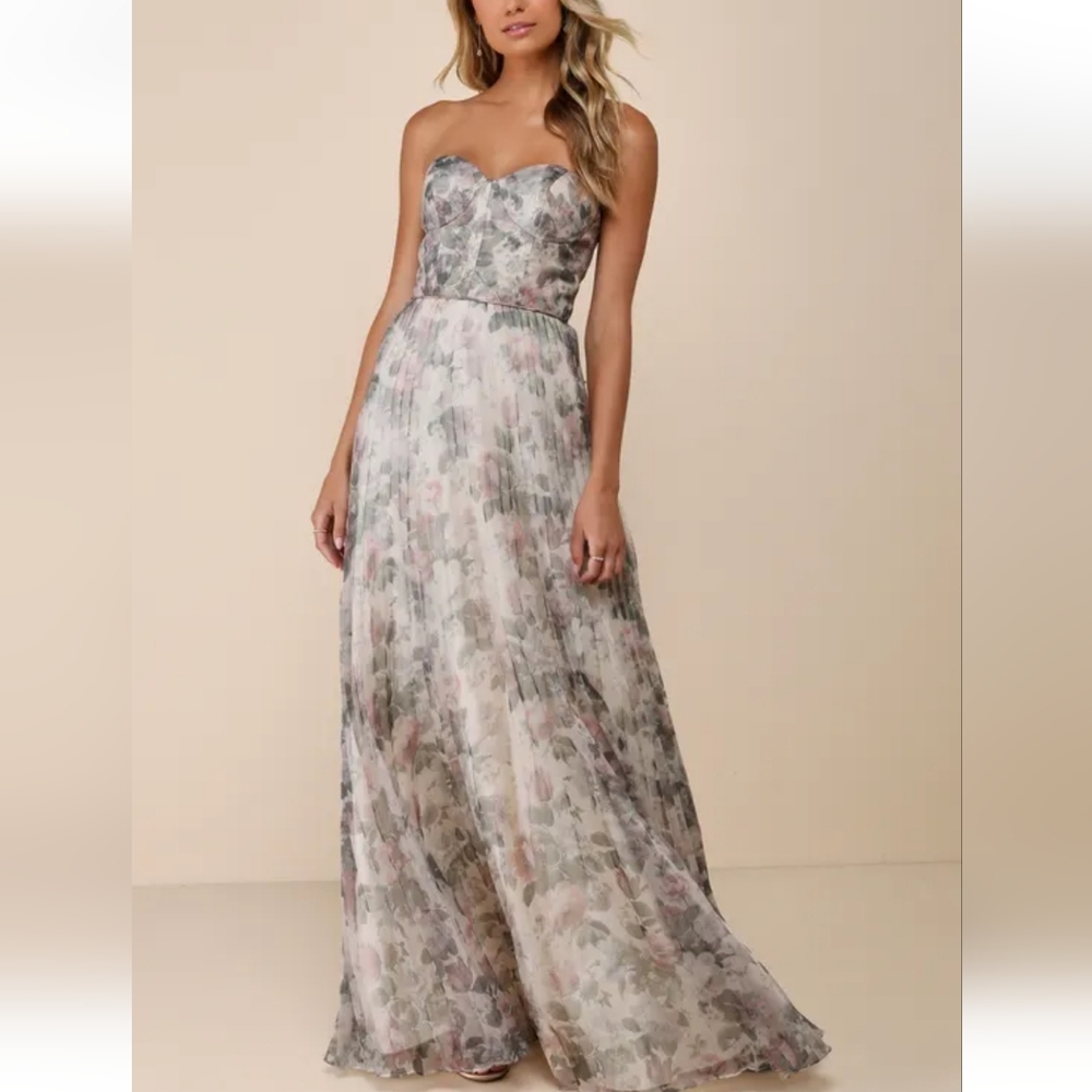 Lulus Most Beautiful Day Organza Dress
